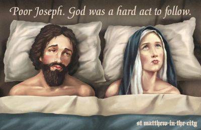 biedny Józef - Poor Joseph. God is a hard act to follow
